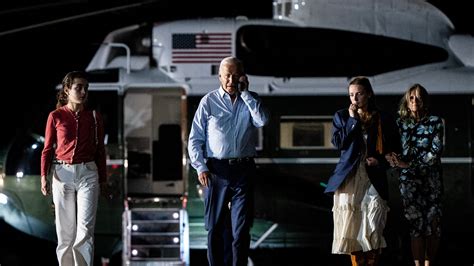 Biden’s Family Tells Him to Keep Fighting as They Huddle at .